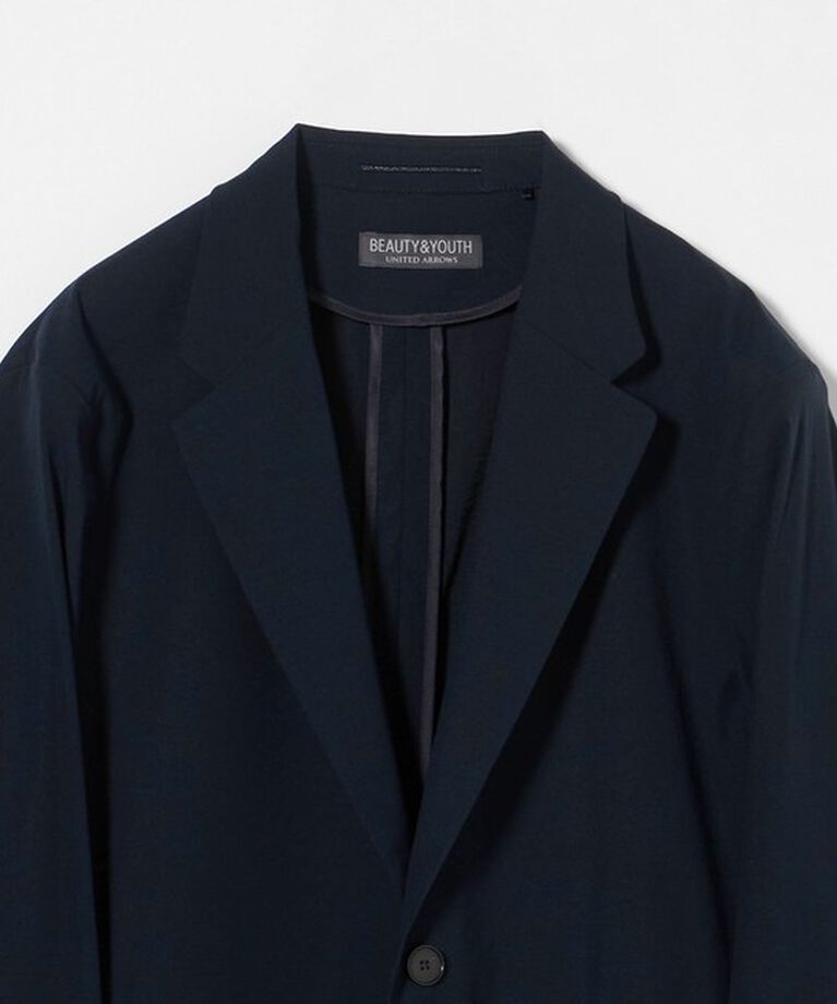 BEAUTY&YOUTH UNITED ARROWS「ミクスチャーナイロン コンフォート ジャケット ‐ヨコストレッチ・撥水機能・セットアップ対応‐」|テーラードジャケット|