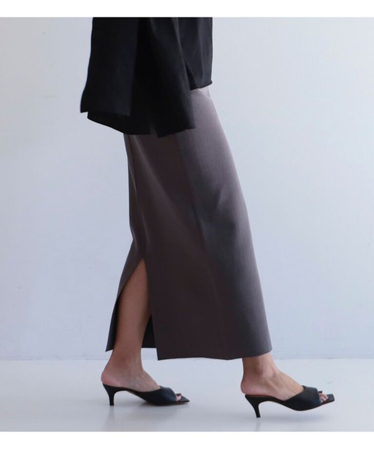 Demi-Luxe BEAMS 「シンプル タイト ニットスカート .M.」|スカート|CHARCOAL.G