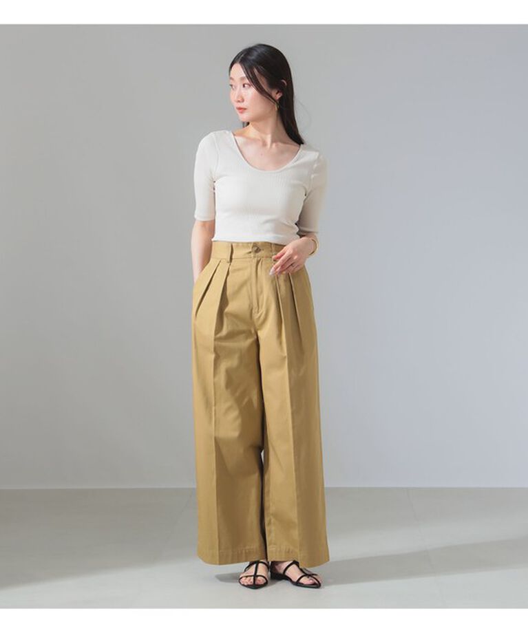 Demi-Luxe BEAMS 「丸胴 テレコ Tシャツ」|Tシャツ・カットソー|
