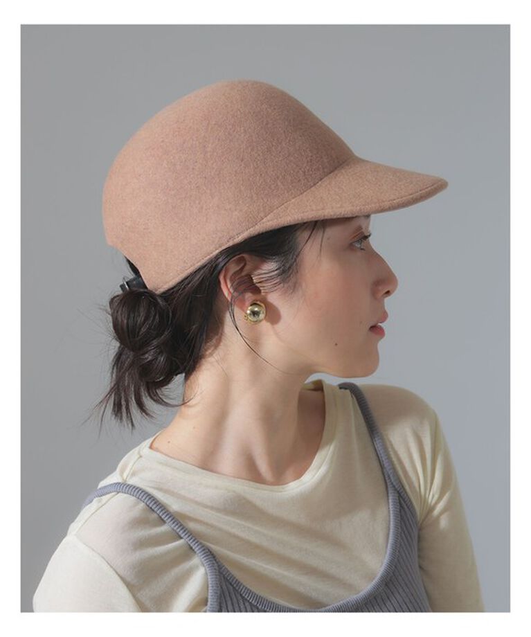 Demi-Luxe BEAMS 「〈WOMEN〉KIJIMA TAKAYUKI / メリノウール バックルベルト キャップ」|ハット|