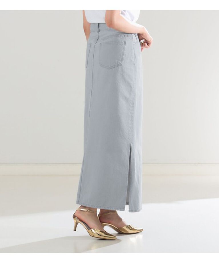Demi-Luxe BEAMS 「エディター坪田あさみ × woadblue × Demi-Luxe BEAMS / 別注 サイドスリット スカート」|スカート|