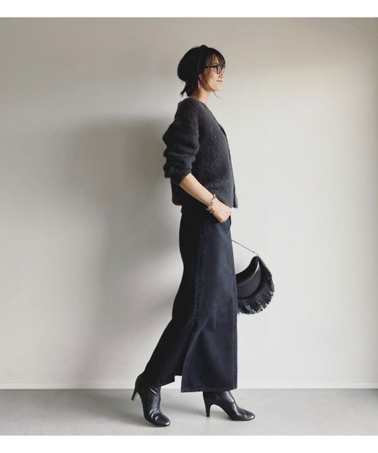Demi-Luxe BEAMS 「エディター坪田あさみ × woadblue × Demi-Luxe BEAMS / 別注 サイドスリット スカート」|スカート|