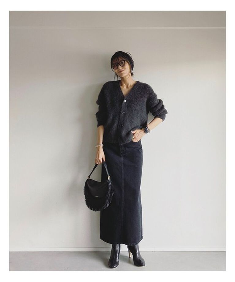 Demi-Luxe BEAMS 「エディター坪田あさみ × woadblue × Demi-Luxe BEAMS / 別注 サイドスリット スカート」|スカート|