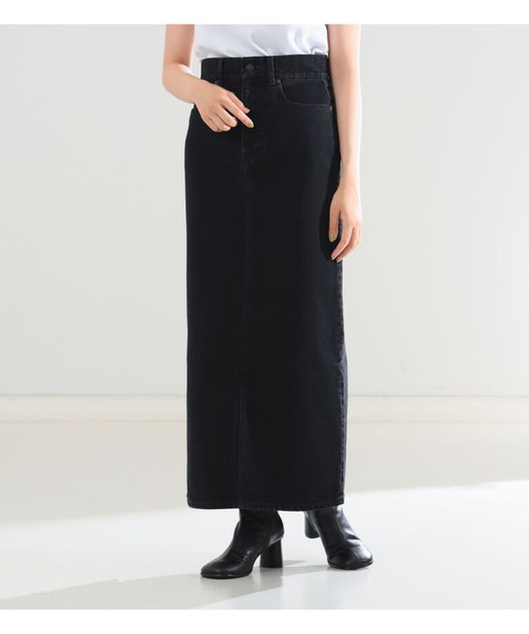 Demi-Luxe BEAMS 「エディター坪田あさみ × woadblue × Demi-Luxe BEAMS / 別注 サイドスリット スカート」|スカート|