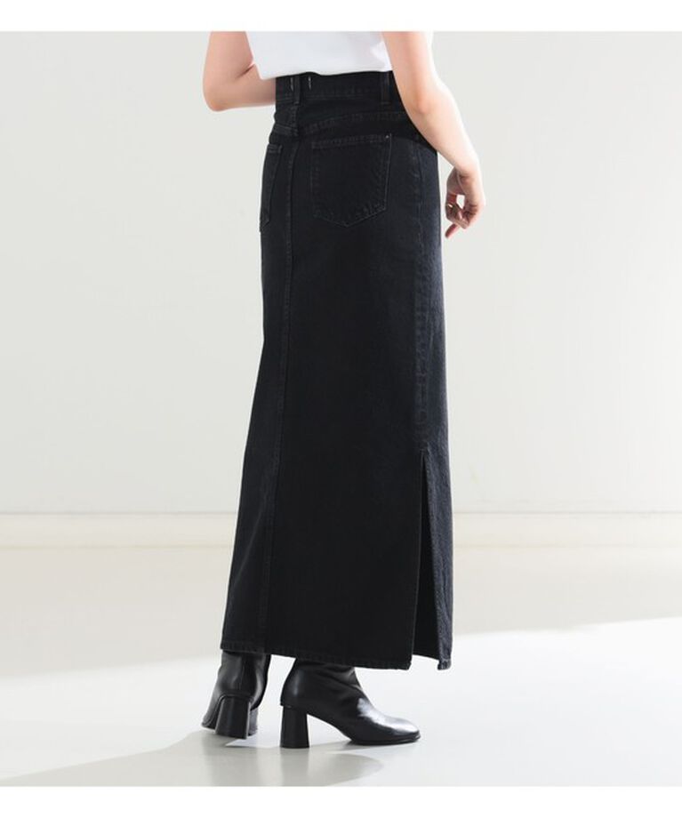 Demi-Luxe BEAMS 「エディター坪田あさみ × woadblue × Demi-Luxe BEAMS / 別注 サイドスリット スカート」|スカート|