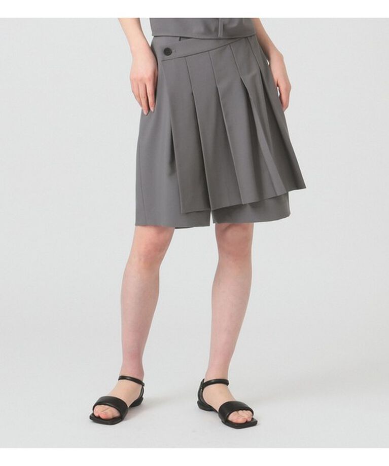 Ray BEAMS 「RBS / プリーツラップ ショートパンツ」|その他|GREY