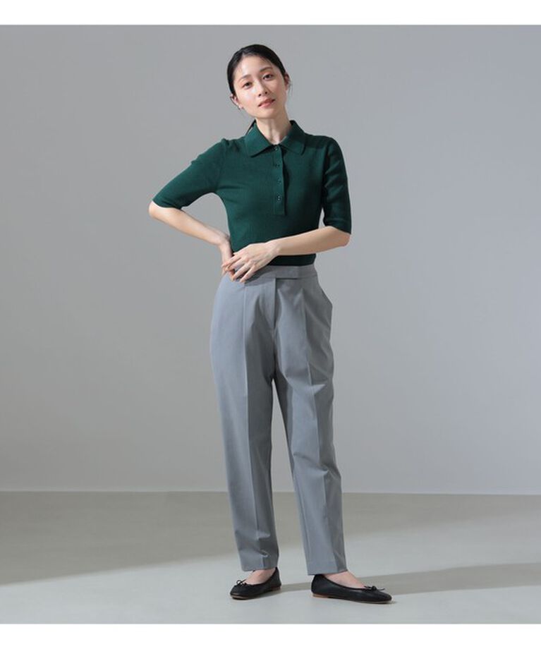 Demi-Luxe BEAMS 「テトロンレーヨン 2WAYストレッチ タックパンツ」|チノ|