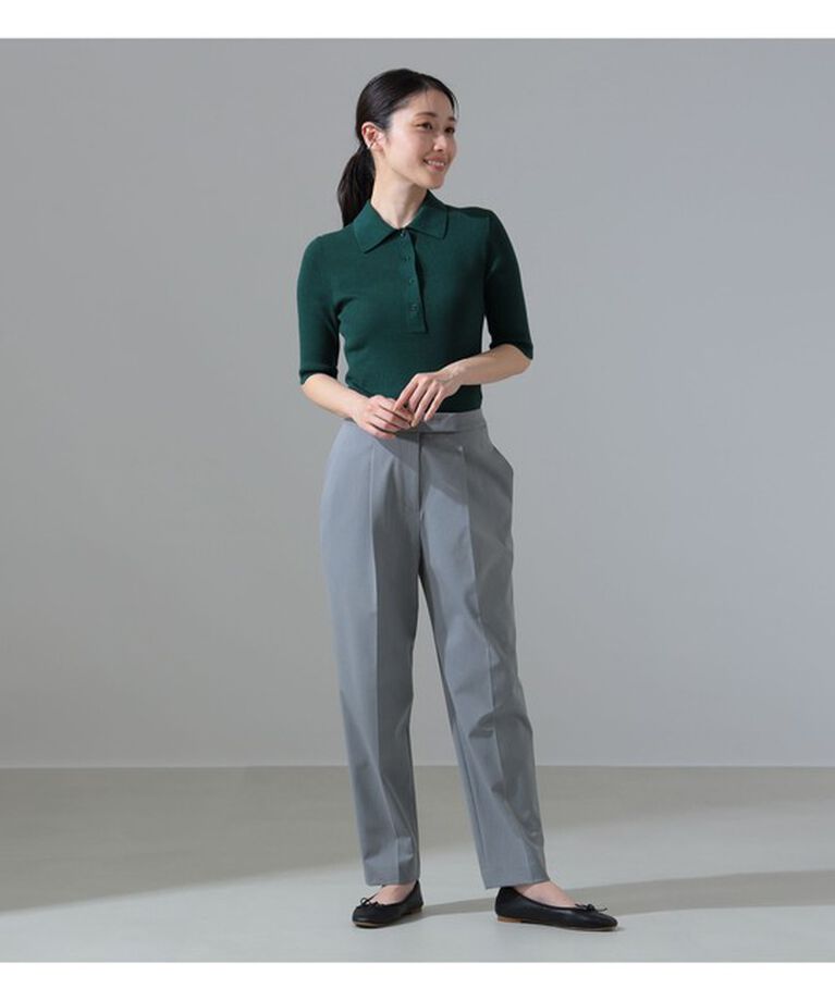 Demi-Luxe BEAMS 「テトロンレーヨン 2WAYストレッチ タックパンツ」|チノ|