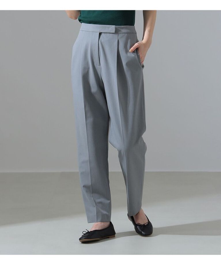 Demi-Luxe BEAMS 「テトロンレーヨン 2WAYストレッチ タックパンツ」|チノ|