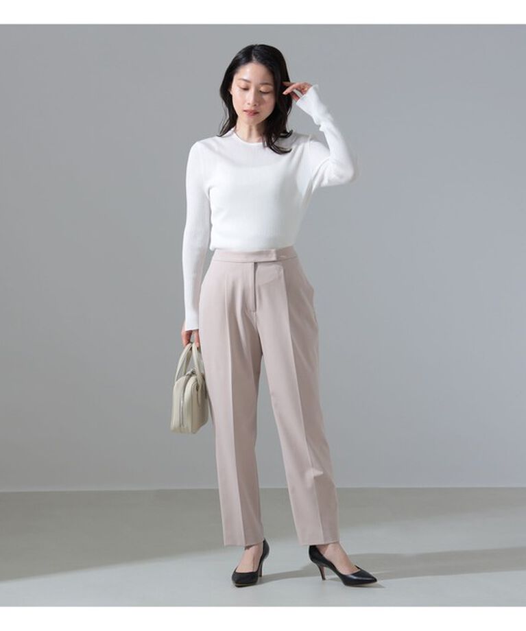 Demi-Luxe BEAMS 「テトロンレーヨン 2WAYストレッチ タックパンツ」|チノ|