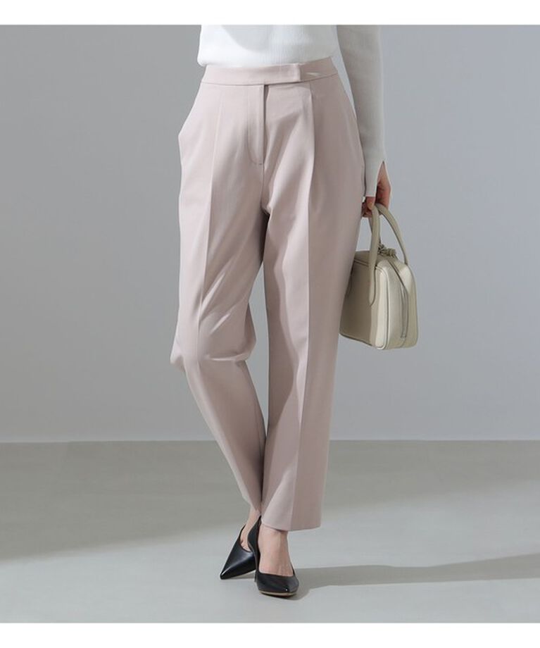 Demi-Luxe BEAMS 「テトロンレーヨン 2WAYストレッチ タックパンツ」|チノ|
