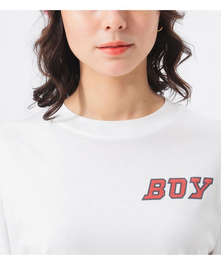 BEAMSBOY「ボーイ ロゴ ロング スリーブ」|Tシャツ・カットソー|