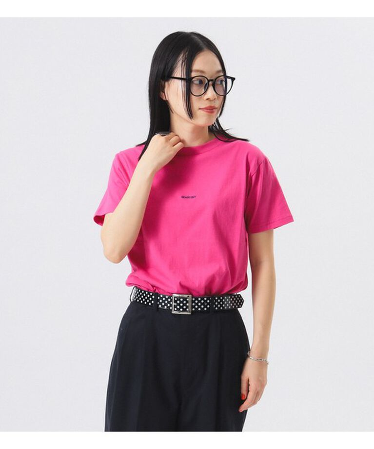 BEAMSBOY「ボーイ エンブロイダリー クルー ショートスリーブ Tシャツ」|Tシャツ・カットソー|FUCHSIA
