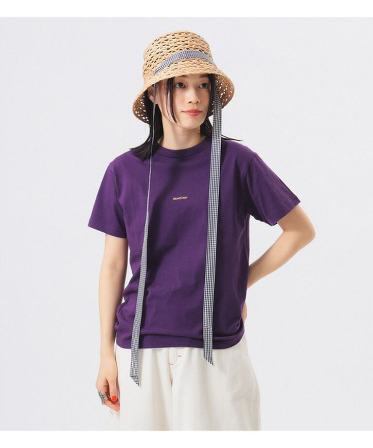 BEAMSBOY「ボーイ エンブロイダリー クルー ショートスリーブ Tシャツ」|Tシャツ・カットソー|