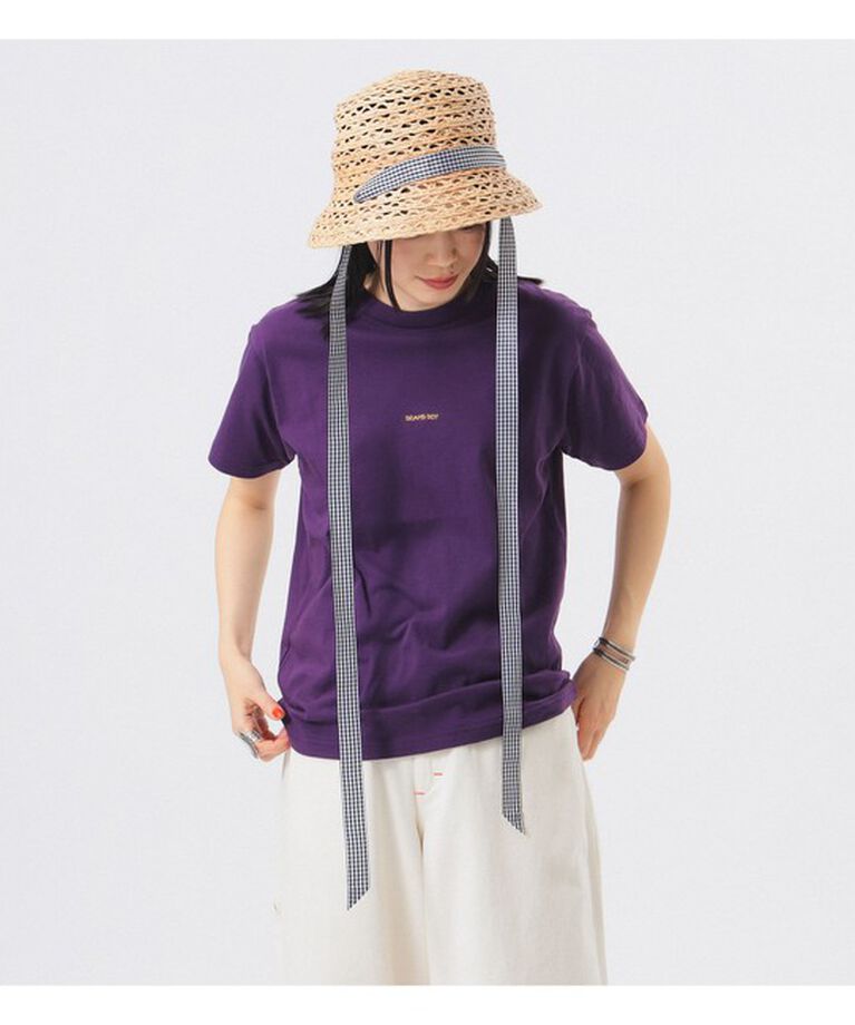 BEAMSBOY「ボーイ エンブロイダリー クルー ショートスリーブ Tシャツ」|Tシャツ・カットソー|