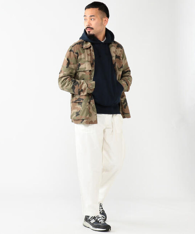 BEAMS「REMI RELIEF × BEAMS PLUS / 別注 ミリタリー シャツ ジャケット」|ブルゾン・スタジャン|
