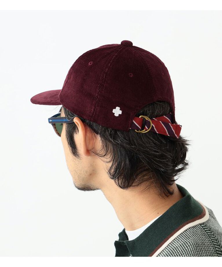 BEAMS「BEAMS PLUS / レジメンタル ストラップ コーデュロイ 6パネル キャップ」|その他|