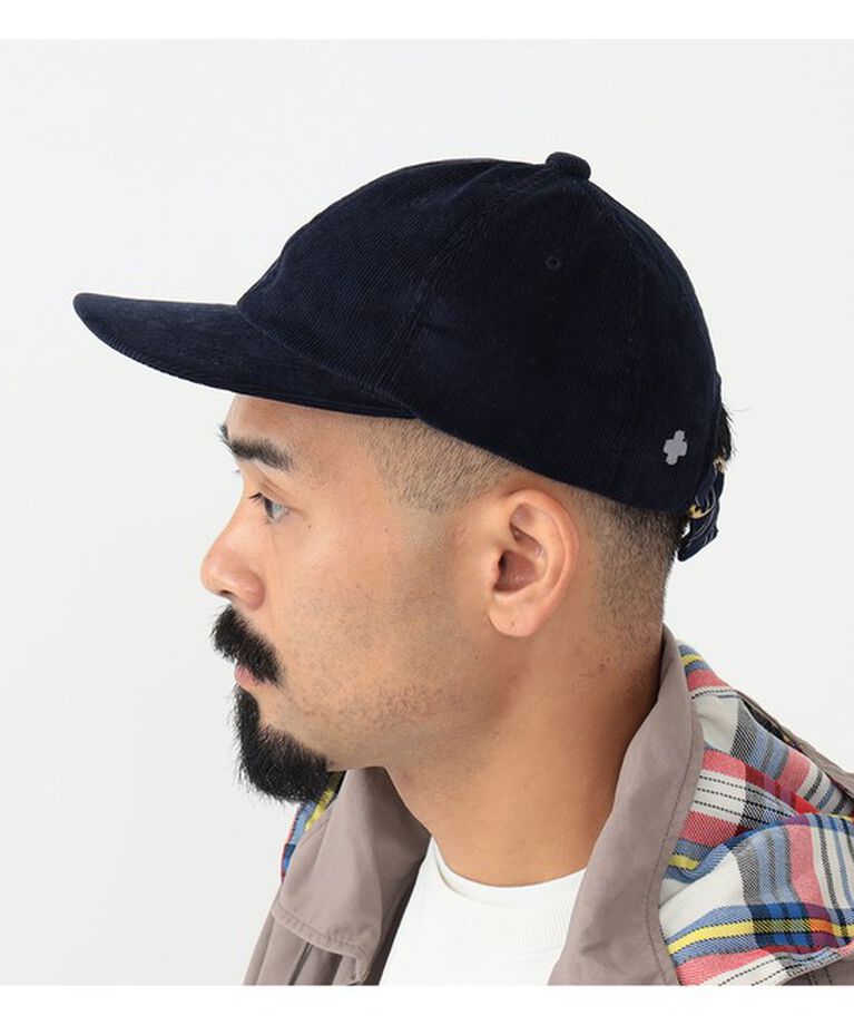 BEAMS「BEAMS PLUS / レジメンタル ストラップ コーデュロイ 6パネル キャップ」|その他|