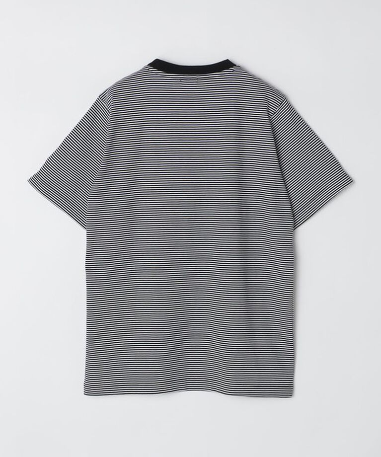 SHIPS「SHIPS: 抗菌・防臭 NANO-FINE（R） ハイゲージ コットン ボーダー  Tシャツ」|Tシャツ・カットソー|