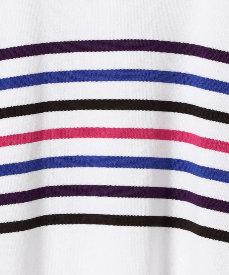 SHIPS for women「〈手洗い可能〉徳島ボーダーニットプルオーバー22FW◇」|ニット・セーター|