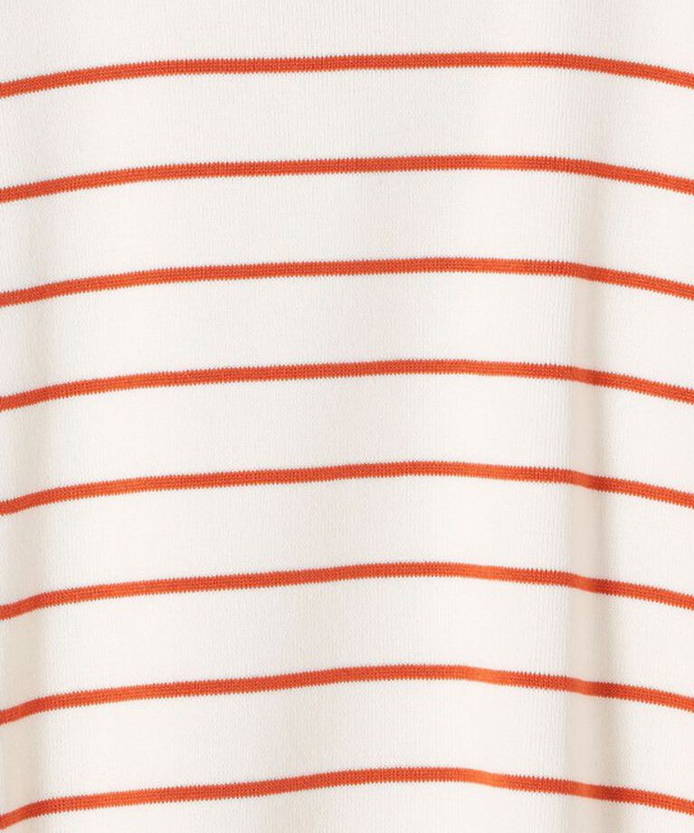 SHIPS for women「〈手洗い可能〉徳島ボーダーニットプルオーバー22FW◇」|ニット・セーター|