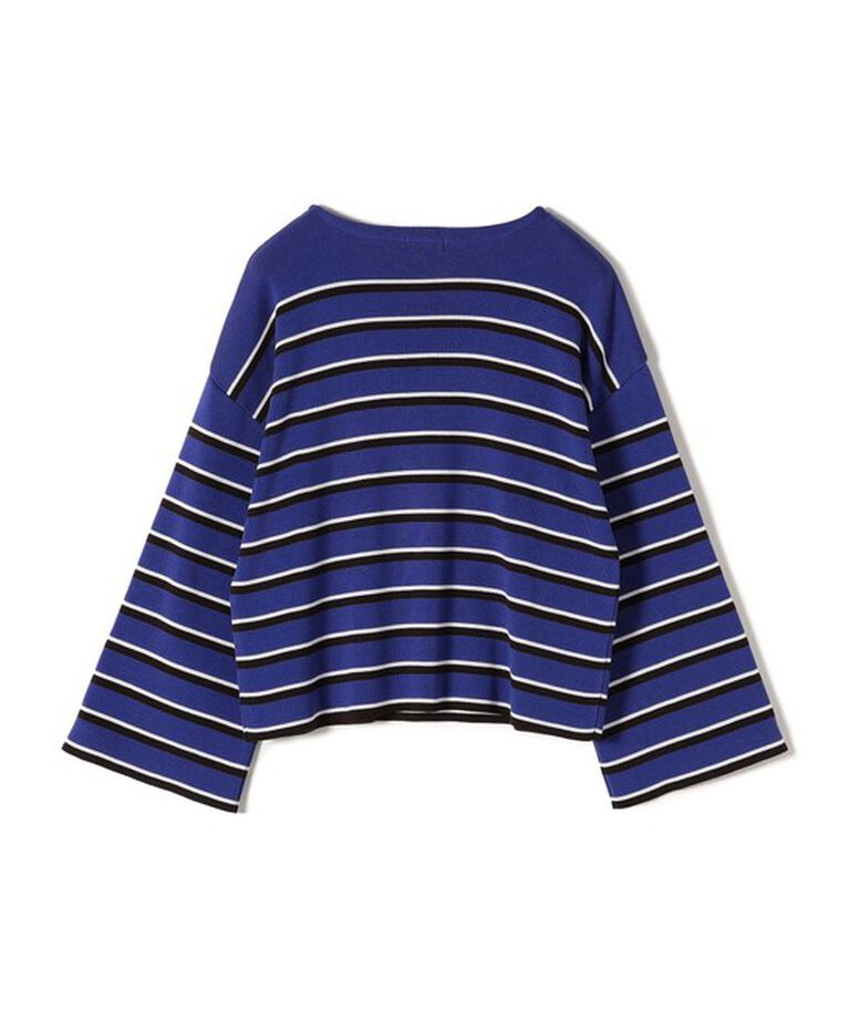 SHIPS for women「〈手洗い可能〉徳島ボーダーニットプルオーバー22FW◇」|ニット・セーター|