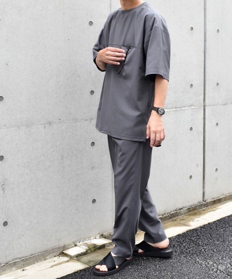 SHIPS any「SHIPS any: COOLMAX（R） サマー プルオーバー Tシャツ (セットアップ対応) 24SS◇」|Tシャツ・カットソー|