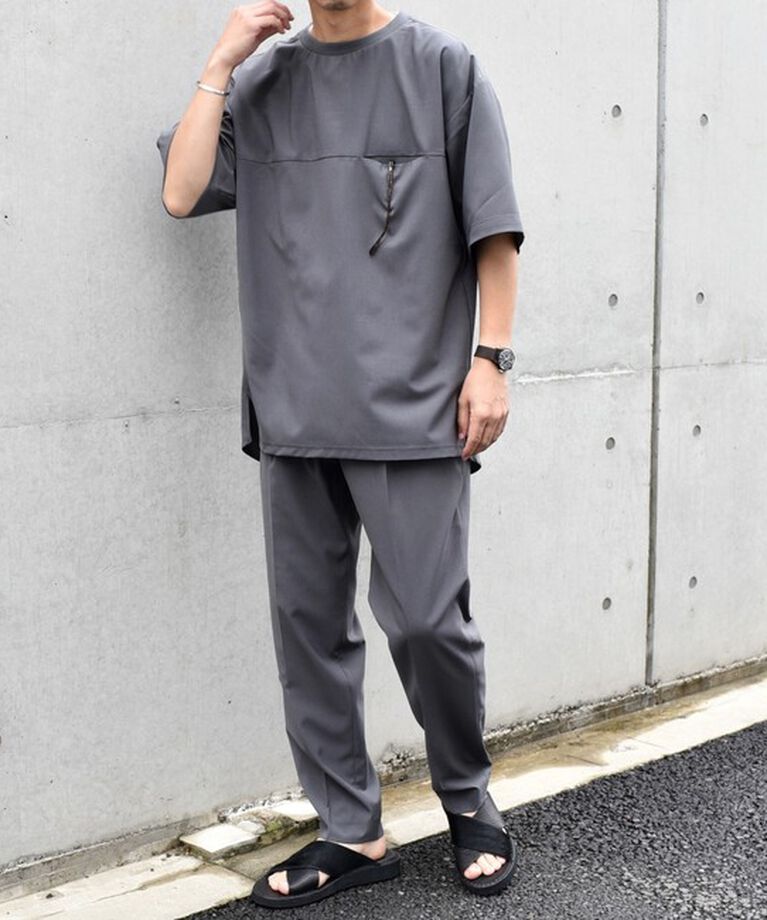 SHIPS any「SHIPS any: COOLMAX（R） サマー プルオーバー Tシャツ (セットアップ対応) 24SS◇」|Tシャツ・カットソー|