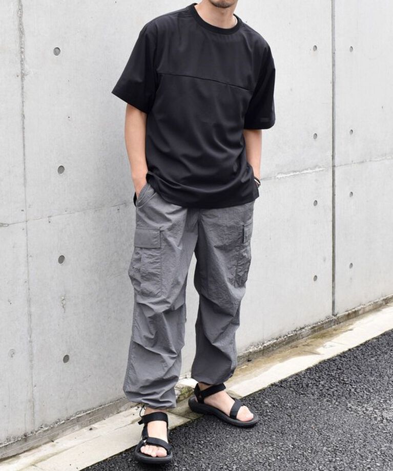 SHIPS any「SHIPS any: COOLMAX（R） サマー プルオーバー Tシャツ (セットアップ対応) 24SS◇」|Tシャツ・カットソー|