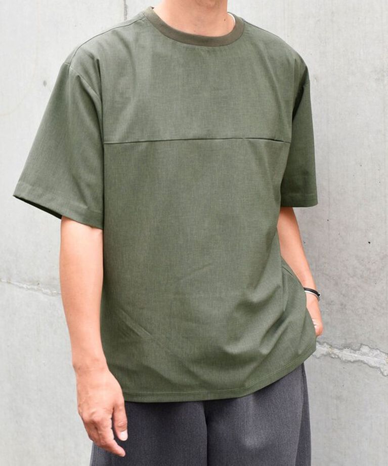 SHIPS any「SHIPS any: COOLMAX（R） サマー プルオーバー Tシャツ (セットアップ対応) 24SS◇」|Tシャツ・カットソー|