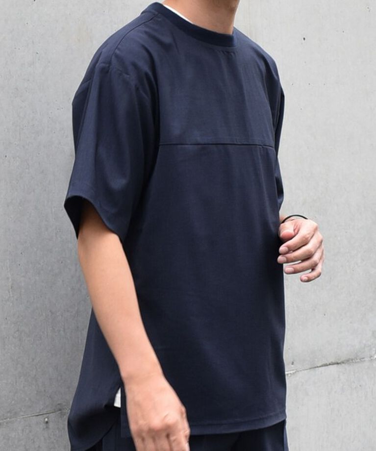 SHIPS any「SHIPS any: COOLMAX（R） サマー プルオーバー Tシャツ (セットアップ対応) 24SS◇」|Tシャツ・カットソー|