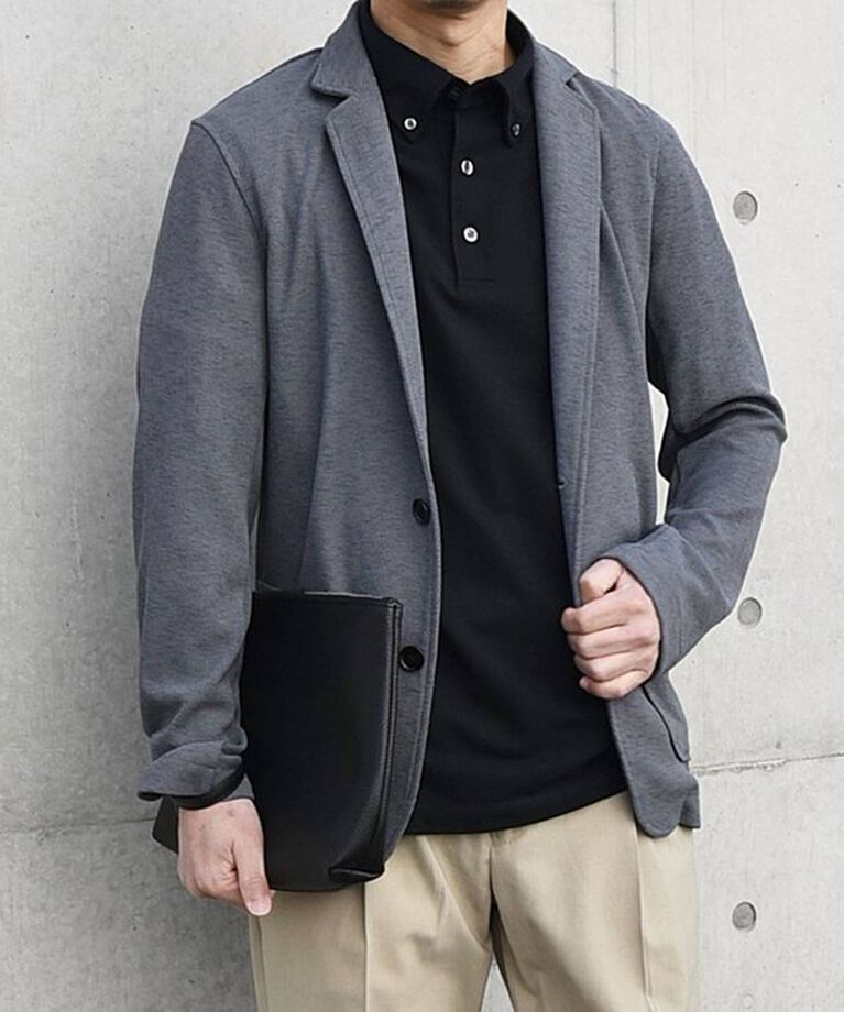 SHIPS any「SHIPS any: 〈洗濯機可能〉サマー ニット ジャケット 25SS◆」|テーラードジャケット|