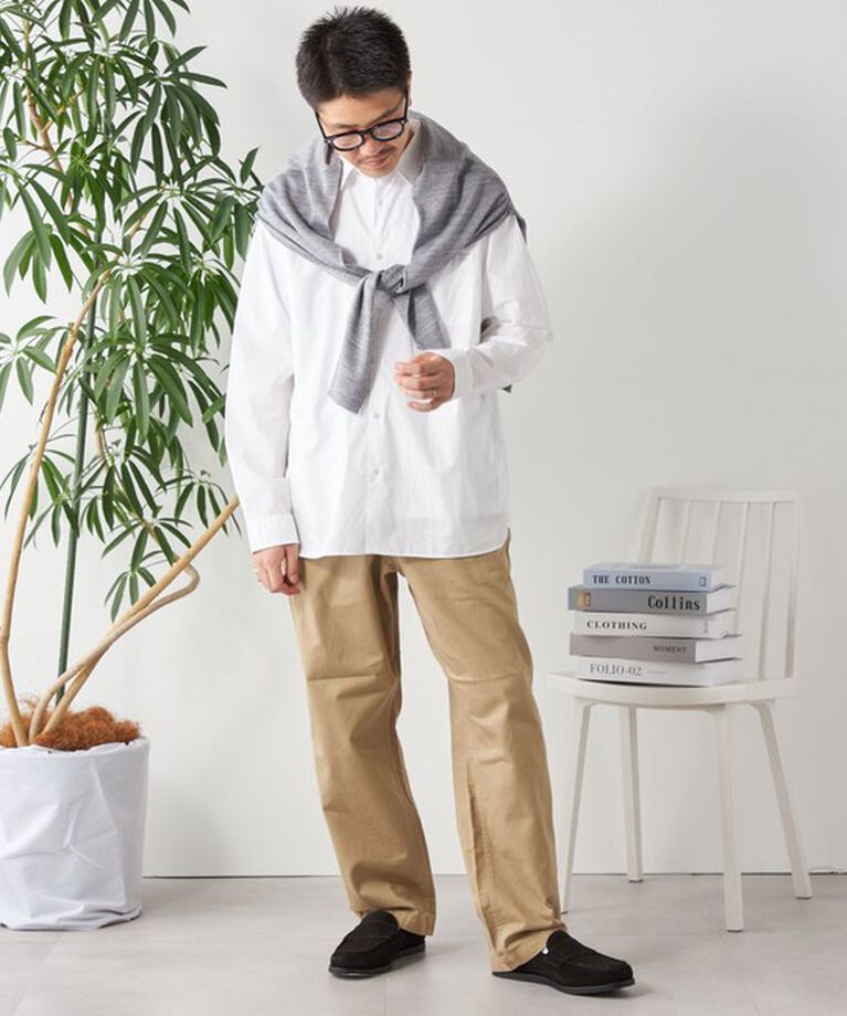 SHIPS any「SHIPS any: ストライプ / ソリッド リラックス レギュラーカラー シャツ 24SS◇」|シャツ・ブラウス|