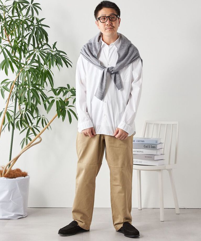 SHIPS any「SHIPS any: ストライプ / ソリッド リラックス レギュラーカラー シャツ 24SS◇」|シャツ・ブラウス|