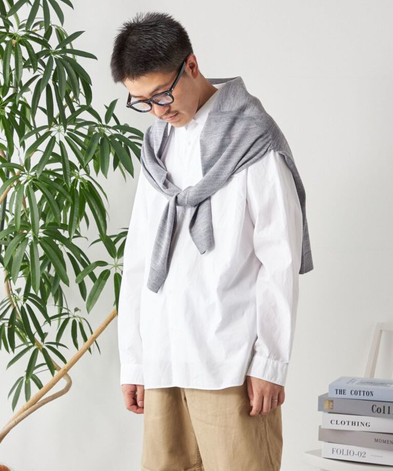 SHIPS any「SHIPS any: ストライプ / ソリッド リラックス レギュラーカラー シャツ 24SS◇」|シャツ・ブラウス|