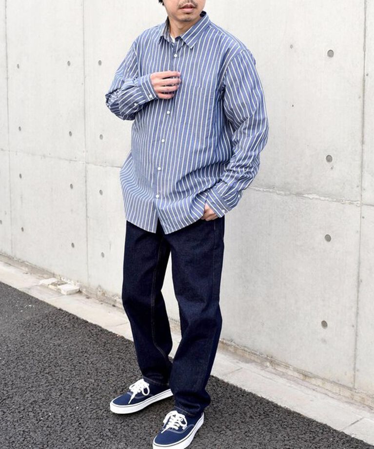 SHIPS any「SHIPS any: ストライプ / ソリッド リラックス レギュラーカラー シャツ 24SS◇」|シャツ・ブラウス|