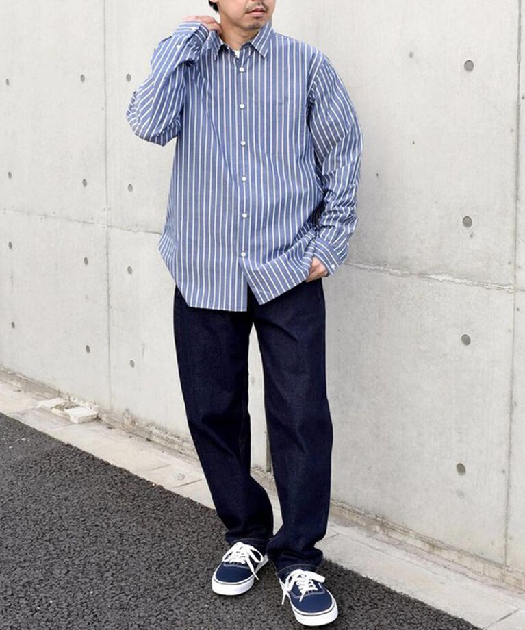 SHIPS any「SHIPS any: ストライプ / ソリッド リラックス レギュラーカラー シャツ 24SS◇」|シャツ・ブラウス|