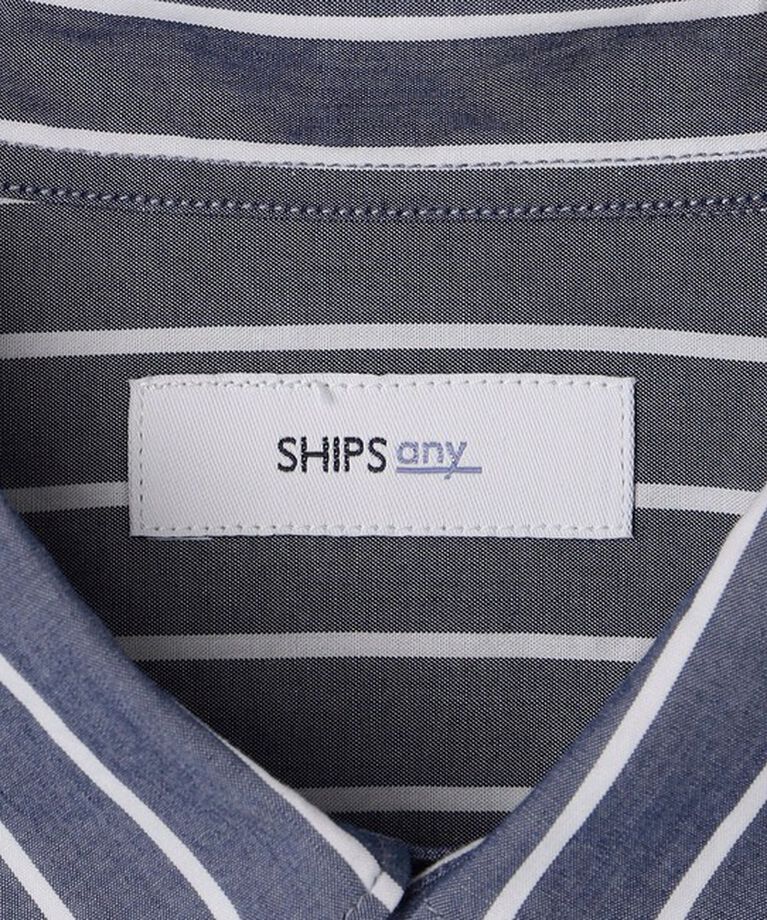 SHIPS any「SHIPS any: ストライプ / ソリッド リラックス レギュラーカラー シャツ 24SS◇」|シャツ・ブラウス|