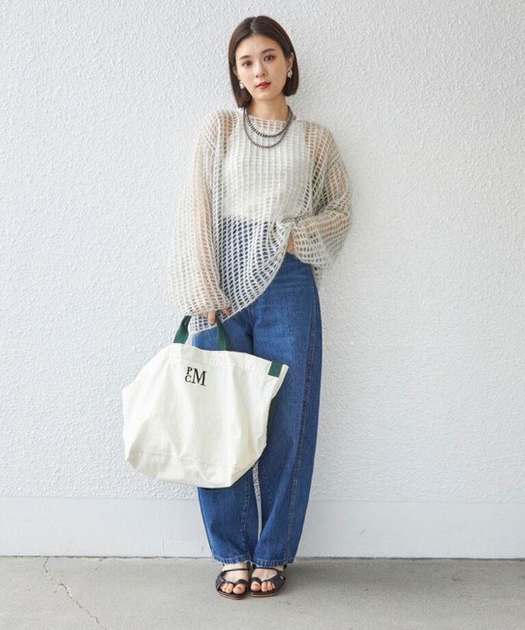 SHIPS for women「〈手洗い可能〉モヘヤ メッシュ プルオーバー◇」|ニット・セーター|