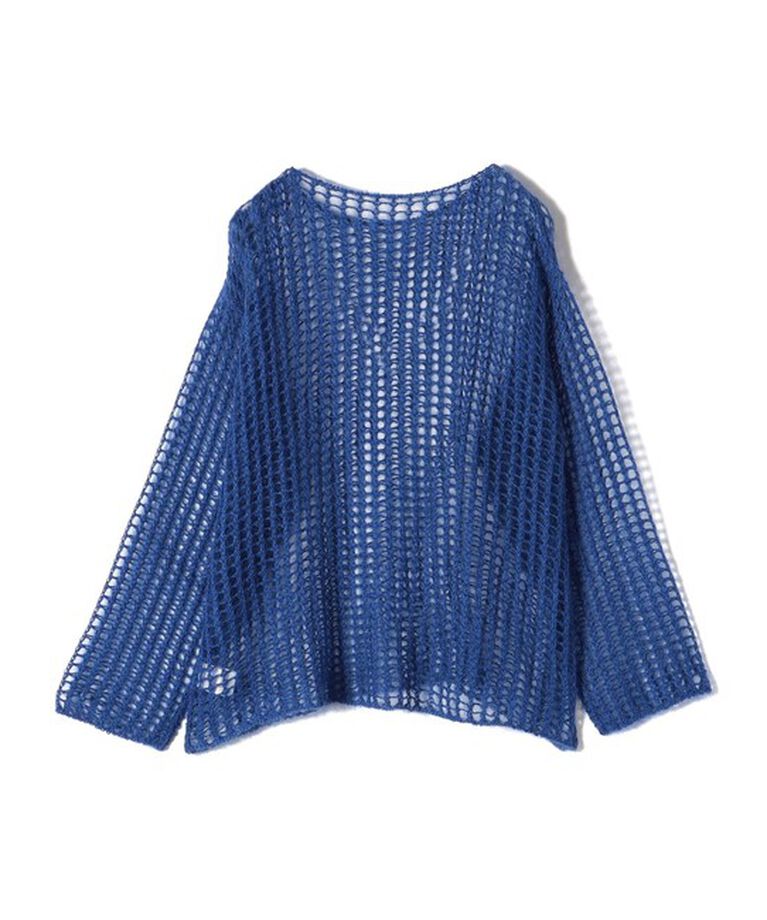 SHIPS for women「〈手洗い可能〉モヘヤ メッシュ プルオーバー◇」|ニット・セーター|
