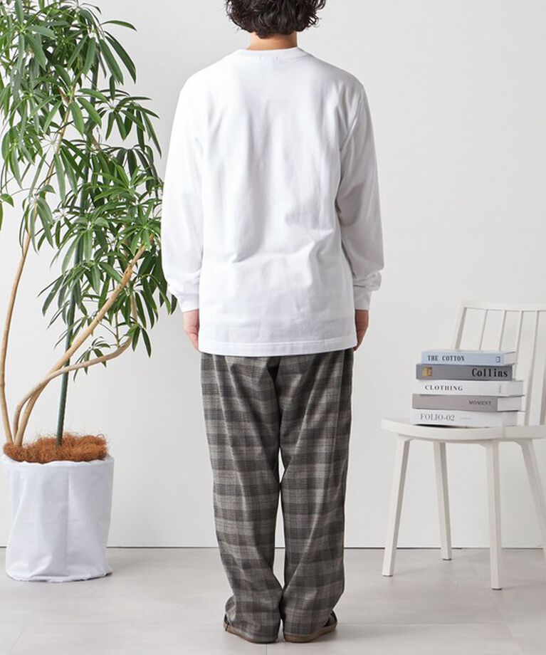 SHIPS any「【SHIPS any別注】LACOSTE: ワンポイント ピケ クルーネック Tシャツ (ロンT)◇」|Tシャツ・カットソー|