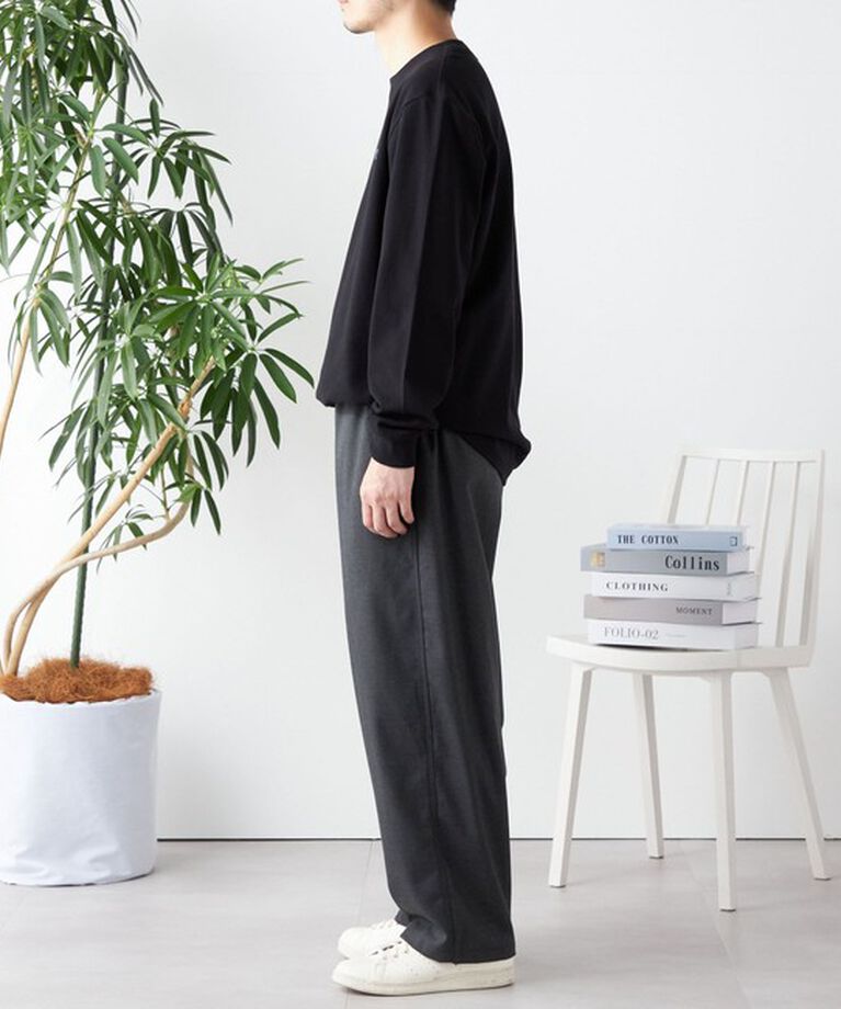 SHIPS any「【SHIPS any別注】LACOSTE: ワンポイント ピケ クルーネック Tシャツ (ロンT)◇」|Tシャツ・カットソー|