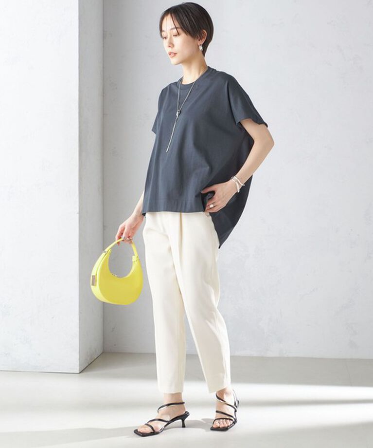 SHIPS for women「〈手洗い可能〉強撚 へビー ツイル テーパード パンツ 24SS ◇」|その他|