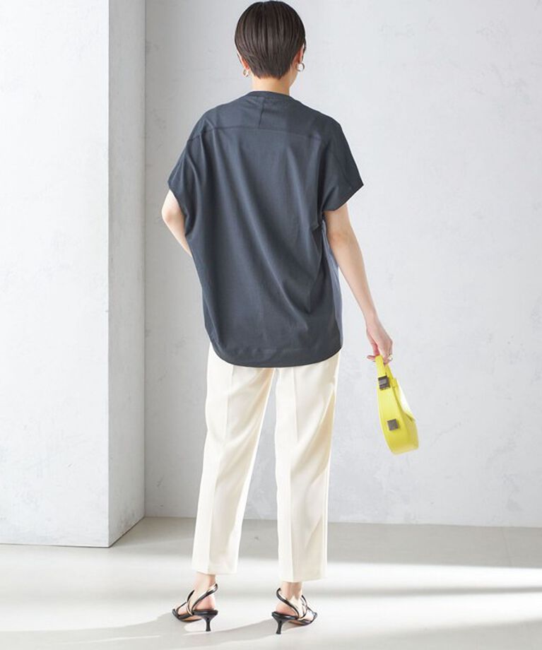 SHIPS for women「〈手洗い可能〉強撚 へビー ツイル テーパード パンツ 24SS ◇」|その他|