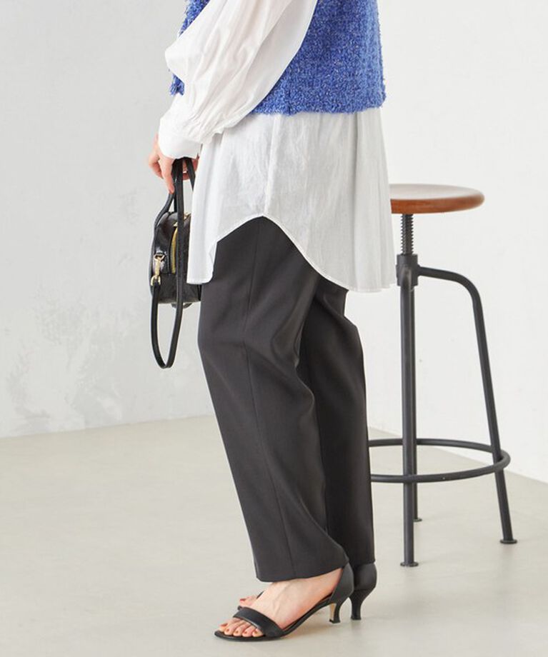 SHIPS for women「〈手洗い可能〉強撚 へビー ツイル テーパード パンツ 24SS ◇」|その他|