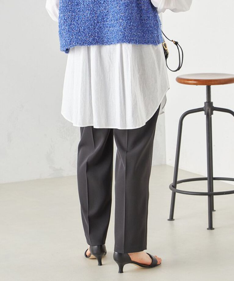 SHIPS for women「〈手洗い可能〉強撚 へビー ツイル テーパード パンツ 24SS ◇」|その他|