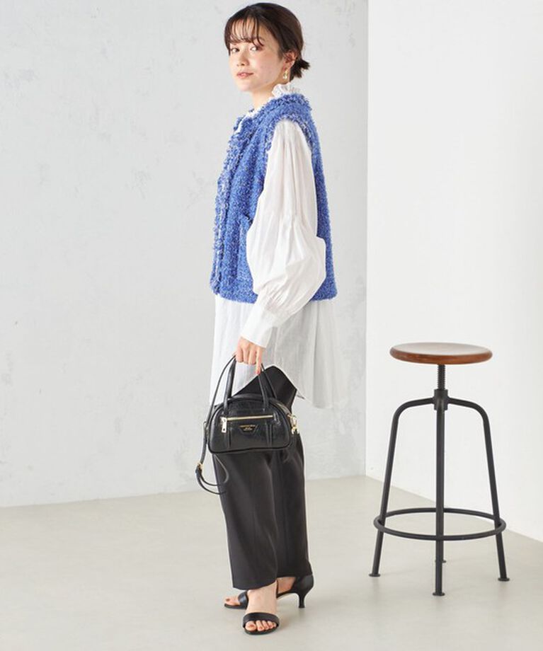 SHIPS for women「〈手洗い可能〉強撚 へビー ツイル テーパード パンツ 24SS ◇」|その他|