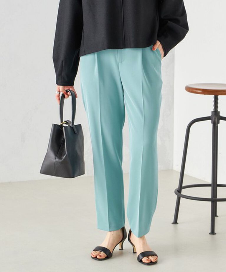 SHIPS for women「〈手洗い可能〉強撚 へビー ツイル テーパード パンツ 24SS ◇」|その他|