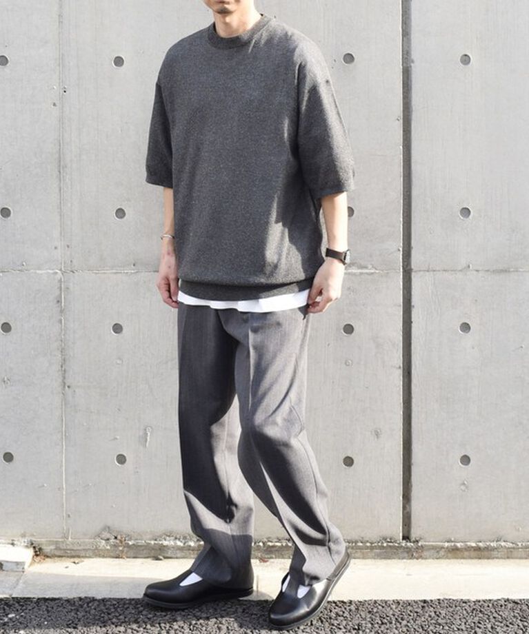 SHIPS any「SHIPS any: 〈手洗い可能〉リネンミックス サマーニット リラックス シアー Tシャツ◇」|Tシャツ・カットソー|