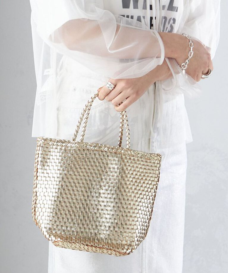 SHIPS for women「Swaraj:レザー メッシュ バッグ ◇」|トートバッグ|